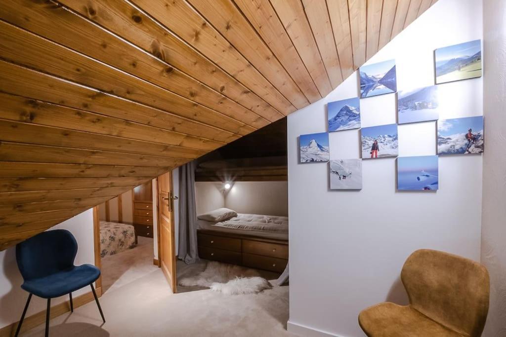 Bel Appartement Entier En Style Chalet A Chamonix ภายนอก รูปภาพ