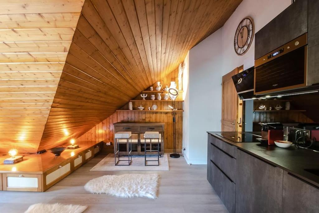 Bel Appartement Entier En Style Chalet A Chamonix ภายนอก รูปภาพ